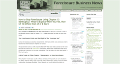 Desktop Screenshot of foreclosurebusinessnews.com
